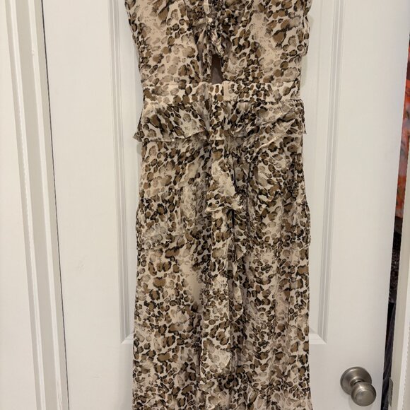 Bardot Briana Keyhole front cocktail dress - beige - Picture 2 of 7